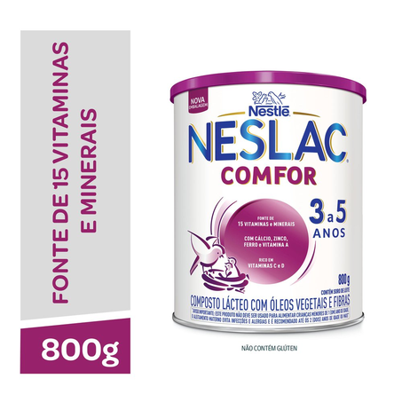Composto Lácteo Neslac Comfor Lata 800G