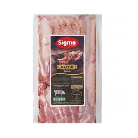 BACON SIGMA EM FATIAS 250G