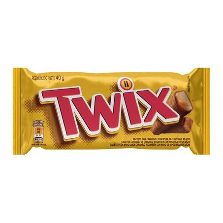 Chocolate Twix Embalagem 40G