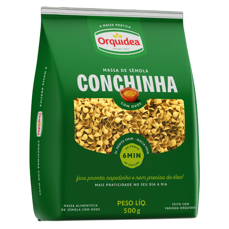MASSA ORQUÍDEA CONCHINHA C/OVOS 500G