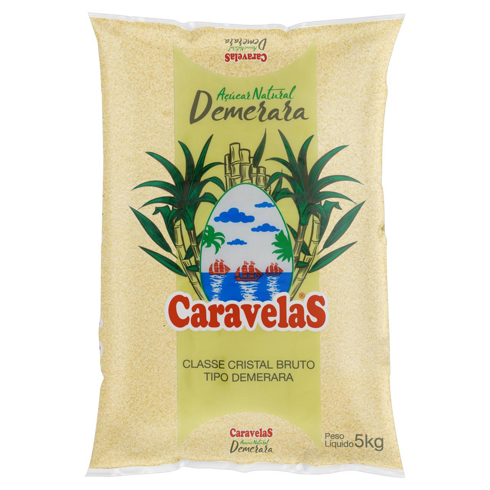 Açúcar Demerara Caravelas 5kg