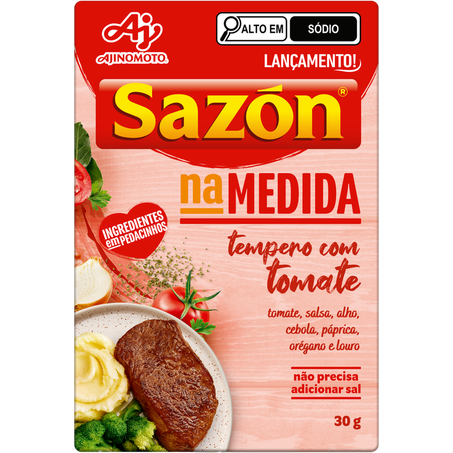 Tempero sazon na medida 30g tomate