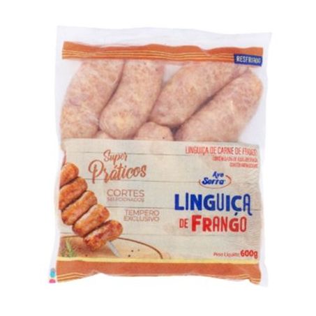 Linguiça ave serra de frango 600g