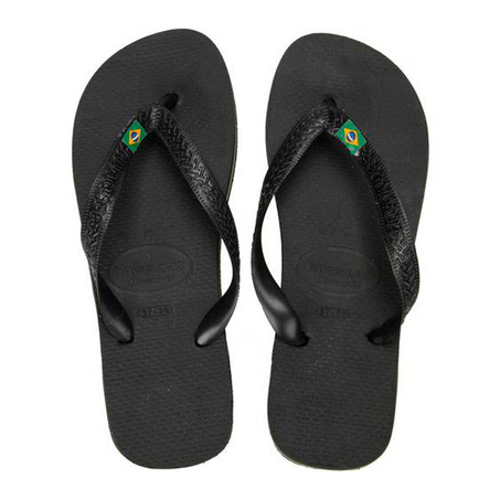 Sandália Havaianas Brasil Preto Tamanho 39/40