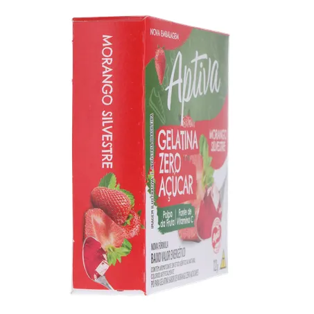 Gelatina Apti Zero Morango Embalagem 12G 360-29