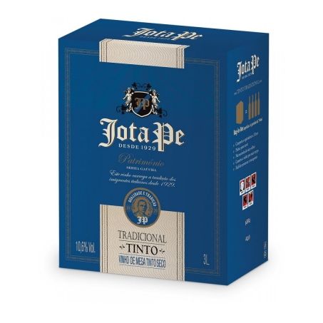 Vinho Jota Pe Tinto Seco Cx 3L 
