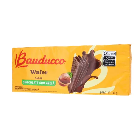 Biscoito Wafer Bauducco Chocolate Avelã 140g 360-2