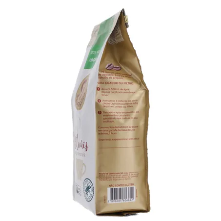 Café Moído 3 Corações Rituais Orgânico 250g 360-7