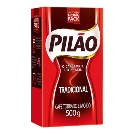 Café torrado e moído a vácuo tradicional pilão 500g