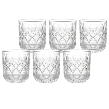 Jogo Copo Whisky 350ml Madrid