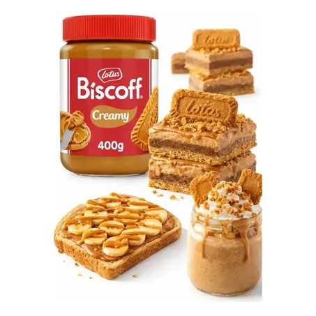 Pasta de Biscoito Belga Lotus Biscoff 400g 360-6