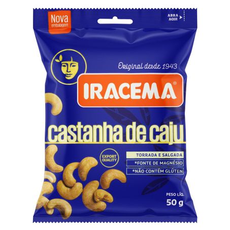 CASTANHA-DE-CAJU TORRADA E SALGADA IRACEMA