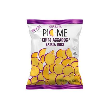 CHIPS ASSADO PICME 34G BATATA DOCE