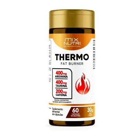 Suplemento Mix Nutri Nutraceutical Thermo Com 60 Cápsulas