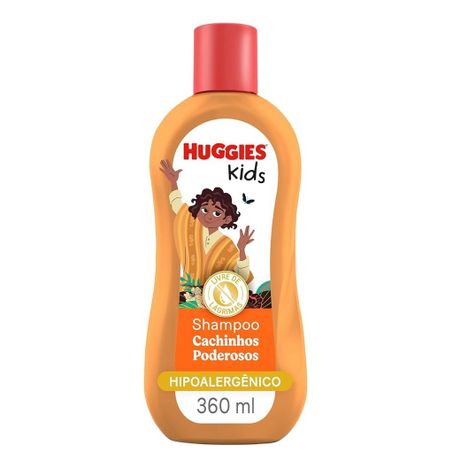 Shampoo huggies kids cachos poderosos hipoalergênico 360ml