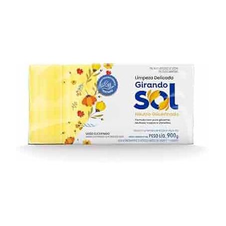 Sabao em barra girando sol neutro 900g