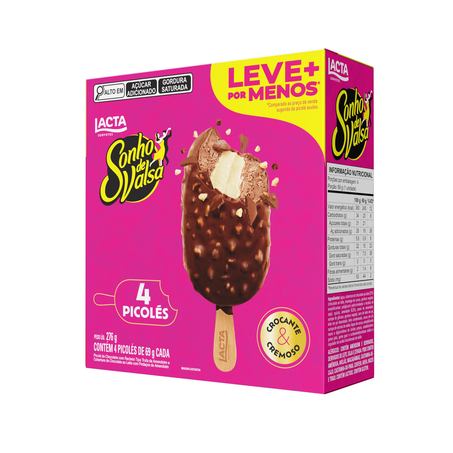 Picolé Nestle Sonho Valsa Caixa com 276G