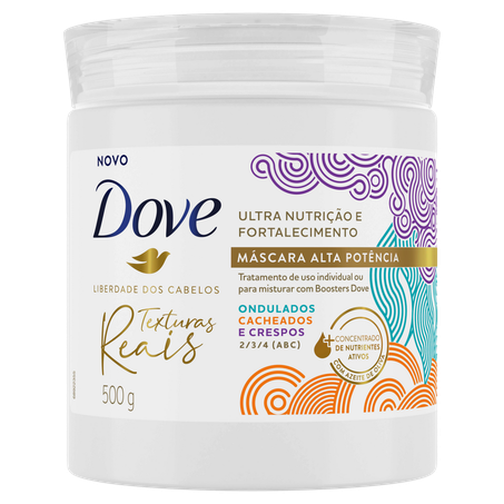 Máscara tratamento azeite oliva dove 500g