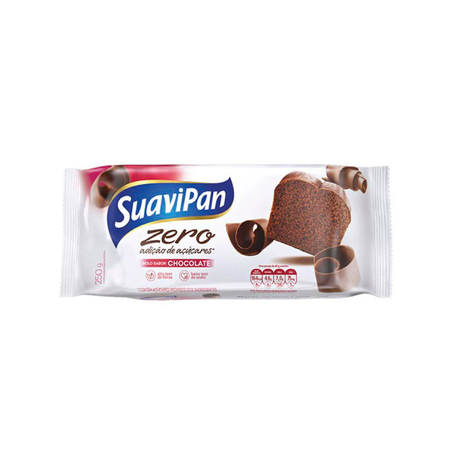 Bolo Suavipan Chocolate Zero Açúcar 250G