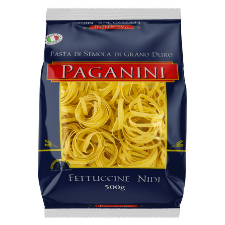 Macarrão Paganini Grano Duro Fettuccine Nidi 500g 
 