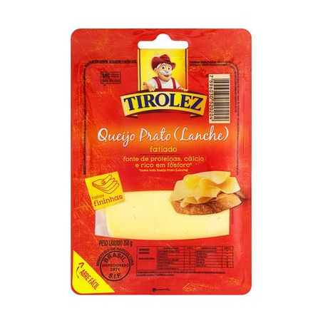 QUEIJO PRATO TIROLEZ FAT 150G