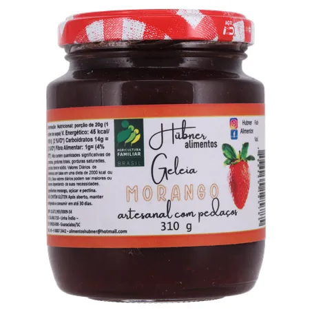 Geleia hubner morango 310g 360-35