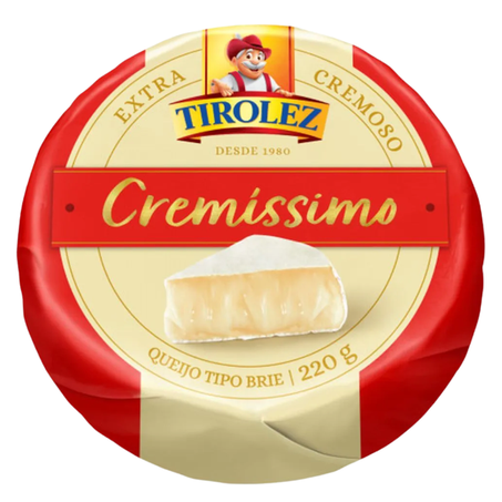 QUEIJO BRIE CREMISSIMO TIROLEZ 220G