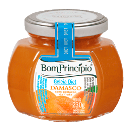 GELEIA DE DAMASCO DIET BOM PRINCÍPIO