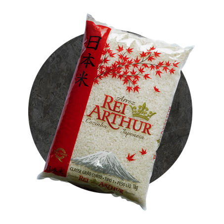 Arroz Rei Arthur cozinha japonesa 1kg