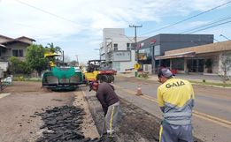 Obras vão restringir estacionamento na avenida central de Iporã do Oeste