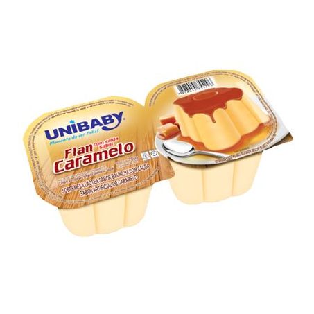 Sobremesa Láctea Unibaby Flan Caramelo Embalagem 180G
