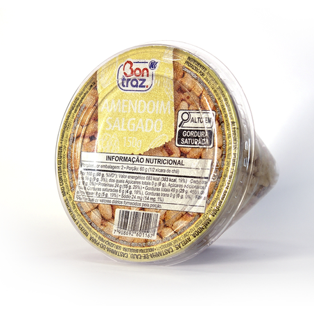 Amendoim Koch Sem Pele Torrado e Salgado Pote 150G