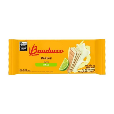 Wafer limao bauducco 70g