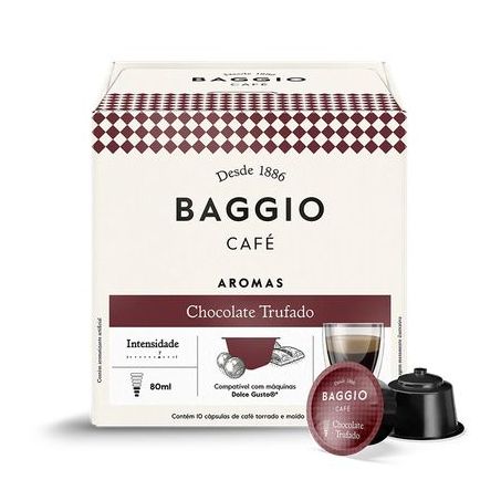 CAP CAFE BAGGIO 85G C/10 CHOC TRUFADO