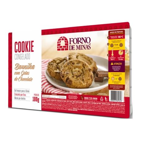 COOKIE FORNO DE MINAS 180G. BAUN/CHOCOL