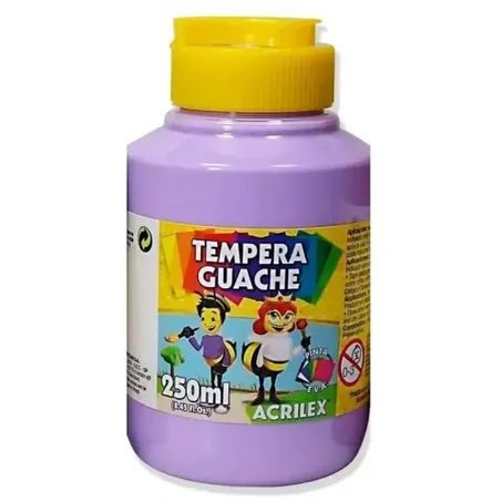 TINTA GHACHE ACRILEX 528 LILAS 250 ML             