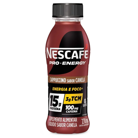 Bebida Nestle Nescafe Proenergy 270ml 15g Cappuccino