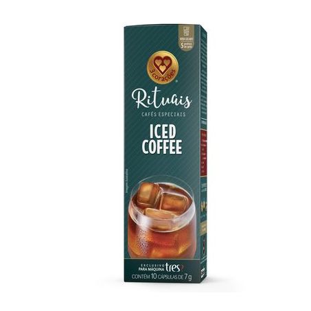Café Cápsula 3 Corações Iced Coffee Rituais 70g
