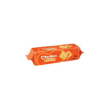 BISC.CREAM CRACKER MARILAN 140G AGUA E SAL CX 40.0