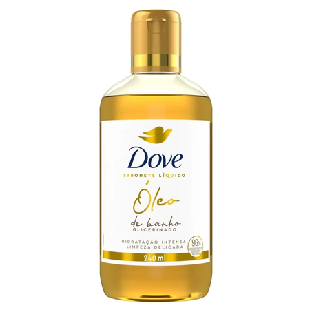 Sab Liq Dove 240ml Oleo De Banho Glicerinado
