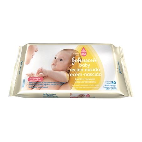 LENCOS UMEDECIDOS BABY JOHNSON'S RECEMNASCIDO C/48