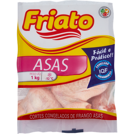 Meio da asa congelado friato 1kg
