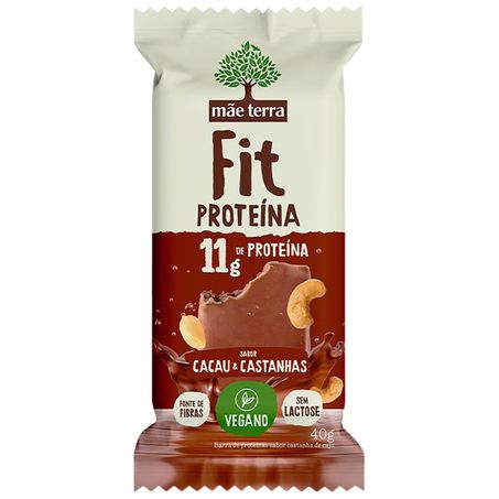 MAE TERRA BARRA PROTEICA 40G CACAU