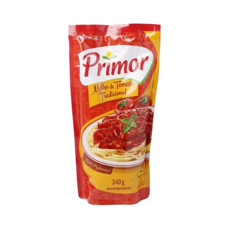 Molho de Tomate Tradicional Primor 340G