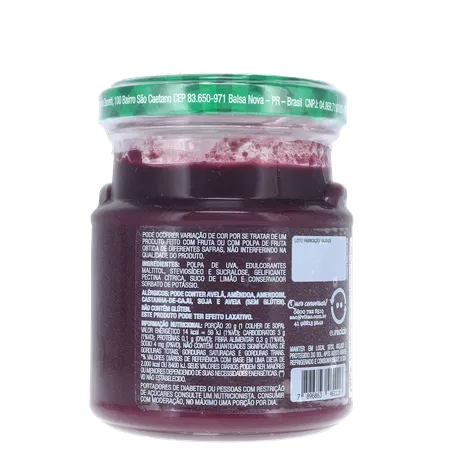 Geleia de Uva Vitao Zero Açúcar 180G 360-16