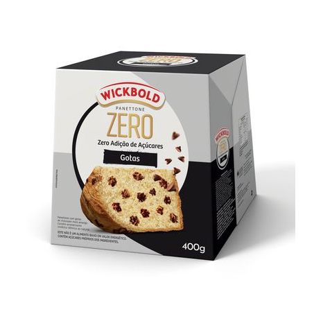 PANETTONE WICKBOLD GOTAS DE CHOCOLATE ZERO ACUCAR 400GR