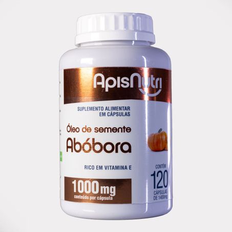 ÓLEO DE SEMENTE DE ABÓBORA 1000MG 120CAPS APISNUTRI