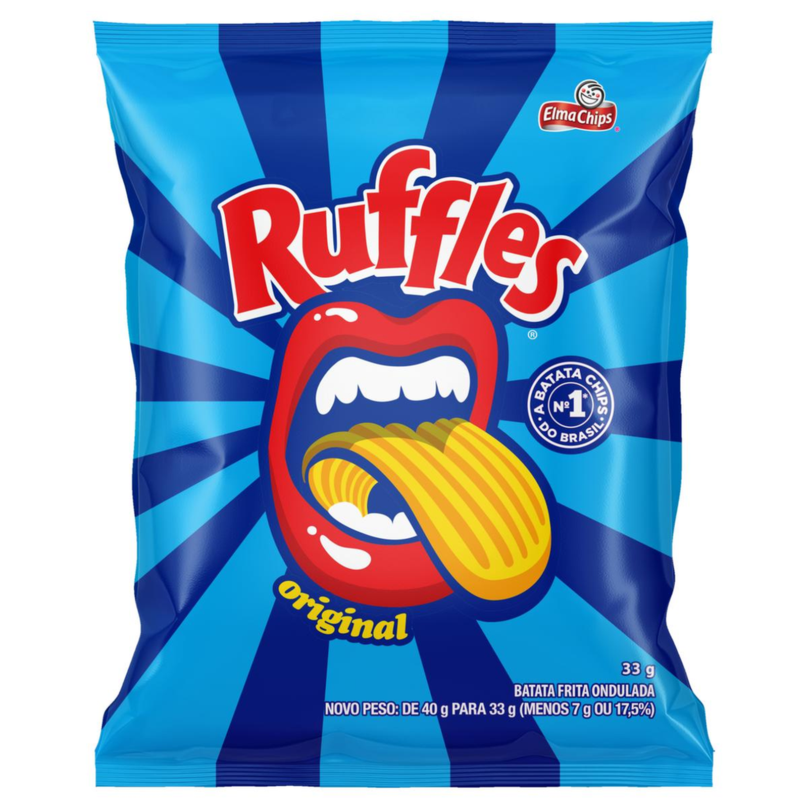 Batata Ruffles 33g - Original