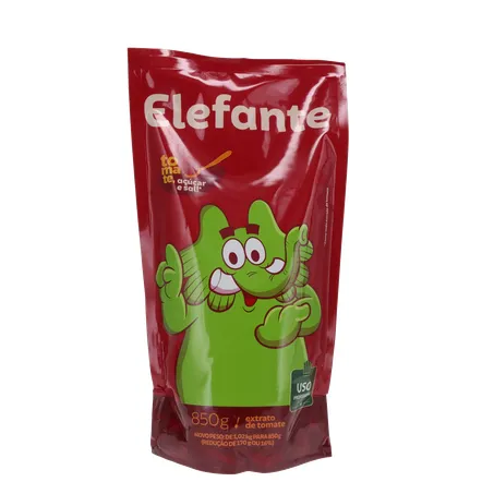EXTRATO TOMATE ELEFANTE 850G SACHE 360-0