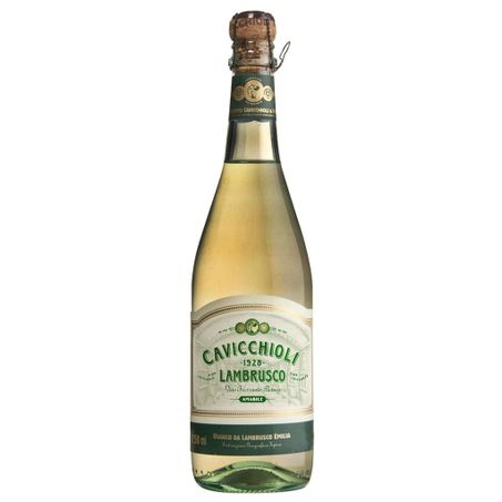 Vinho Lambrusco Cavicchioli Dell Emilia Branco Suave 750ml